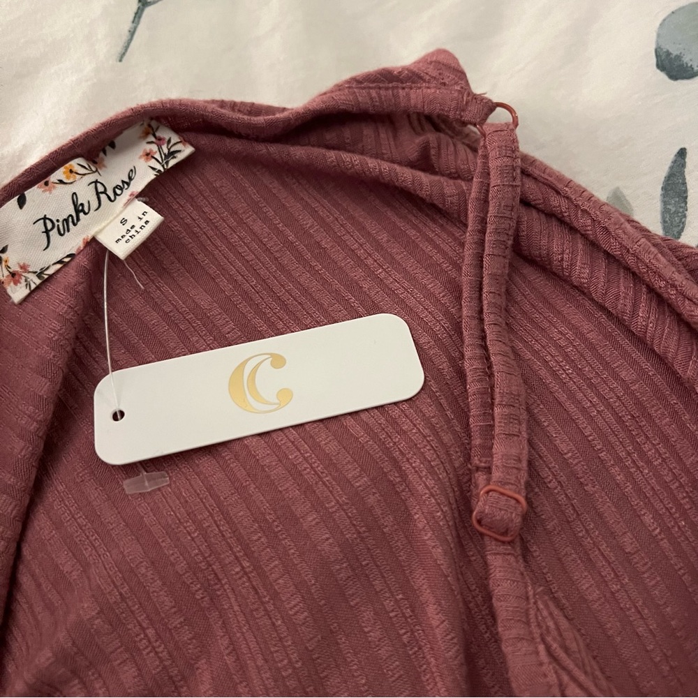 *NWT* Pink Rose Midi Dress - Picture 5 of 5